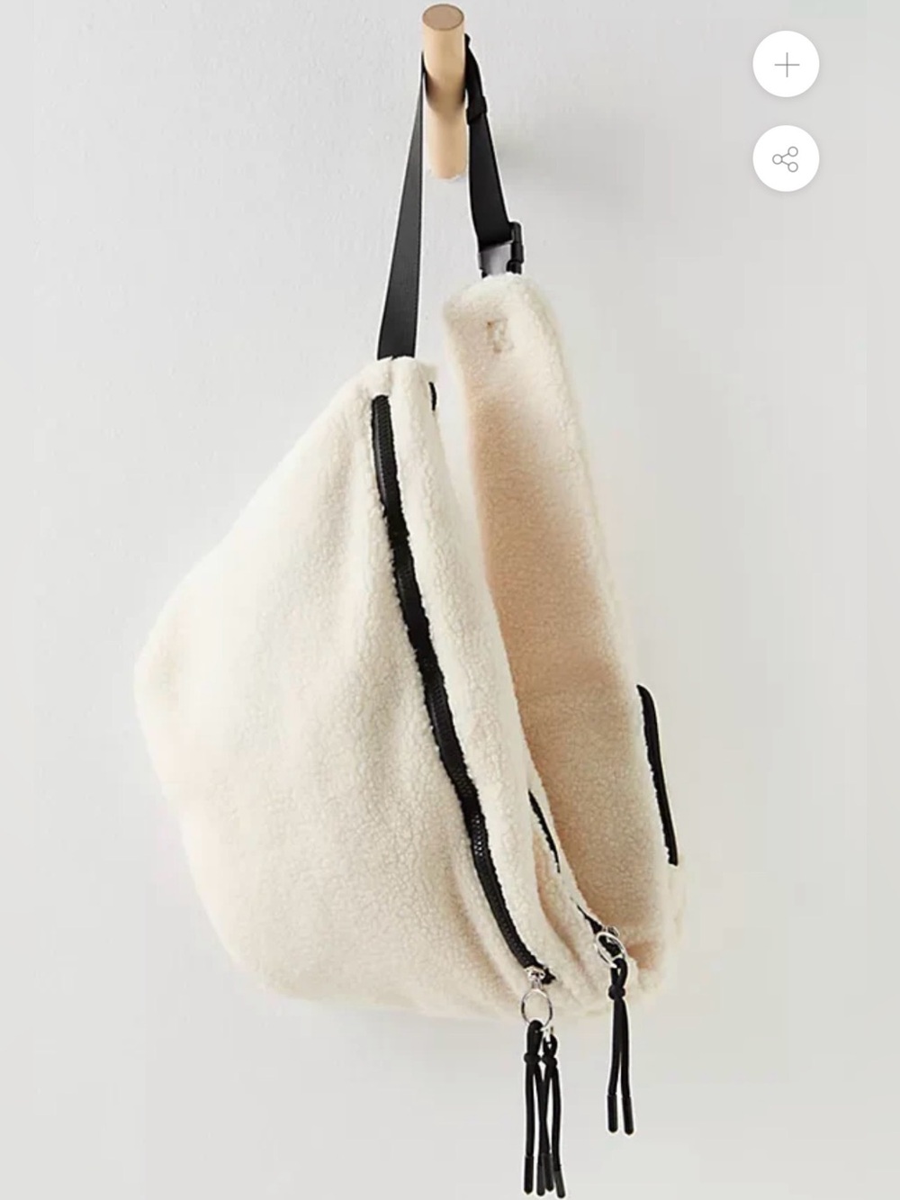 Free People Movement Festival Overachiever Sherpa Sling Bag